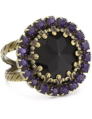 Sorrelli "Simply Divine" Opaque Crystal Adjustable Ring