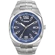 Timex 2F831 Men's All Stainless Steel Sport Watch with Sapphire Blue Dial