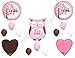 Baby Girl Owl Shower Balloons Decorations Supplies