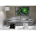 Kunstdruck Abstrakte 3D Grafik / Bild 100x70cm / Leinwandbild fertig auf Keilrahmen / Leinwandbilder, Wandbilder, Poster, Pop Art Gem�lde, Kunst - Deko Bilder
