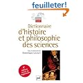 Dictionnaire d'histoire et philosophie des sciences