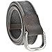 Faleto Mens Canvas Belt Military Style Double D Ring Buckle Solid Color 53.5