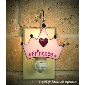 SWITCHABLES Stained Glass Night Light COVER - PRINCESS HAT SW054 - LIGHT FIXTURE SOLD... by Switchables