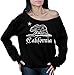 icustomworld California Bandana Bear Off the shoulder oversized slouchy sweater