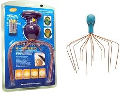 Ting Ting Four Speed and Head Wizard Octopus Scalp Massager