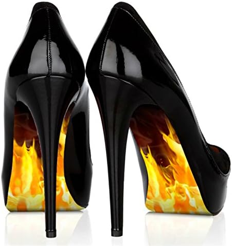 Exclusive stickers on shoes' soles - A set "Fire" of 6 things (+ bonus 2 red stickers C.Louboutin)