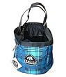 Plaid Grooming Bag Tote Case -Blue
