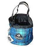 Plaid Grooming Bag Tote Case -Blue