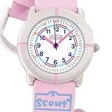Montre Scout - 280390007 - Enfant Fille - Quartz Analogique - Bracelet Cuir Rose