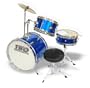 TKO 3-Piece Junior Drum Set with Seat - Blue