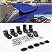 VXMOTOR Rear Wing Spoiler Riser Extender Kit Black for 2013+ Ford Focus ST 4Dr Hatchback 2014 2015 2016