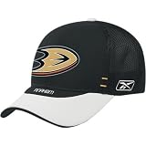 Reebok Anaheim Ducks Black NHL Draft Day 1-Fit Flex Fit Hat