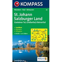 St. Johann, Salzburger Land, Gro�arltal, Kleinarltal, Hochk�nig, Tennegebirge. Wandern, Rad, Skitouren. Panorama. GPS-genau. 1:50.000