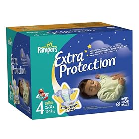 Pampers Extra Protection Diapers Big Pack, Size 4, 68 CountPampers Extra Protection Diapers Big Pack