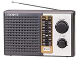 Sony Icf-f10 Fm/am Two 2 Band Am Fm Portable Battery Transistor Radio