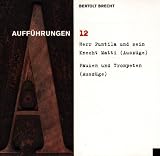 Bertolt Brecht Vol. 12 (Aufführungen: Herr Puntila und Sein Knecht Matti, Pauken und Trompeten)