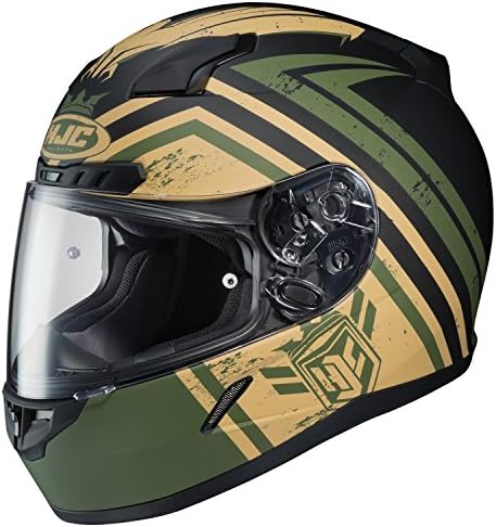 HJC Helmets Motorcycle CL-17 Mech Hunter UNI Flat Green Size Medium