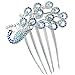 niceEshop(TM) Lovely Vintage Crystal Peacock Hair Clips
