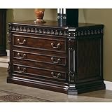 Storage File Cabinet in Rich Brown Finish