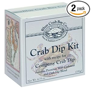 Blue Crab Bay Co. Crab Dip Kit, 6.25-Ounce Boxes (Pack of 2) by Blue Crab Bay Co.