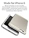 iPhone 6 Case, LoHi Apple iPhone 6 [Ultra Slim] Snug Fit Bumper Case Hard PC Mesh Back Cover Snap On Protective Case for iPhone 6 4.7 inch (Gold)