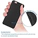 iPhone 6/6S Plus Case, Getron Ultra Slim [Exact-Fit] [Non-Slip] [Smooth Back] Hybrid Rubberized Protective Hard PC Case with Soft-Interior Scratch Protection for iPhone 6/6S Plus (5.5 Inches) (Black)