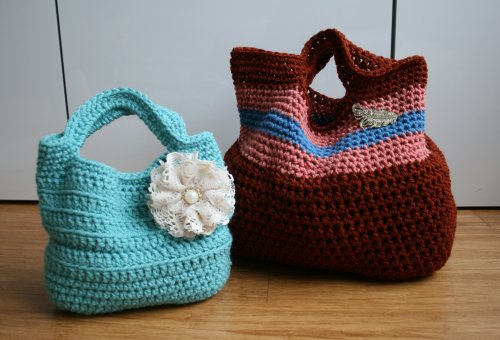 Crochet Pattern vintage inspired handbags (41) Two designs in the same pattern