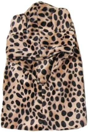 Generic Children Thickened Soft Hooded Shawl Cloak Cape Hat Cap with Leopard Prints Jp#0244 (#3)