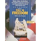 holt call to freedom main idea activities for english language learners and special needs students with answer