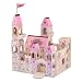 Melissa & Doug Deluxe Wooden Folding Princess Castle