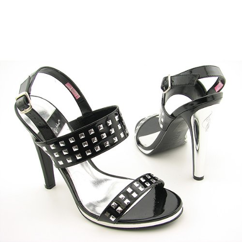 BABY PHAT Donatella Heels Shoes Black Womens SZ