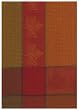 Waffle Weave 100% Cotton Orange and Brown Maple Leaf Dishtowel 18" X 28" Set / 6