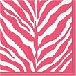 Design Design Serengeti Pink & White, Beverage Napkin, 20-Count (Single pack of 20)