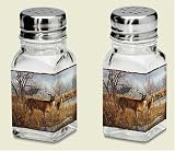 DEER cabin lodge hunt SALT AND PEPPER SHAKERS decor new