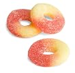 Albanese Passionate Peach Orange-Yellow Gummi Rings, 4.5-Pound Bags (Pack of 2)
