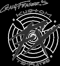 Artool - Kustom FX Airbrush Templates by Craig Fraser - Complete Set of All 6!