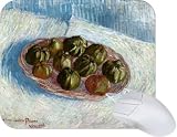 Rikki Knight Van Gogh Art Basket of Apples Mouse Pad Mousepad - Ideal Gift for all occassions!