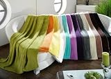 Soft und Superflauschig Mikrofaser dunkelbraun Heim und Schlaf Decke 150×200 cm