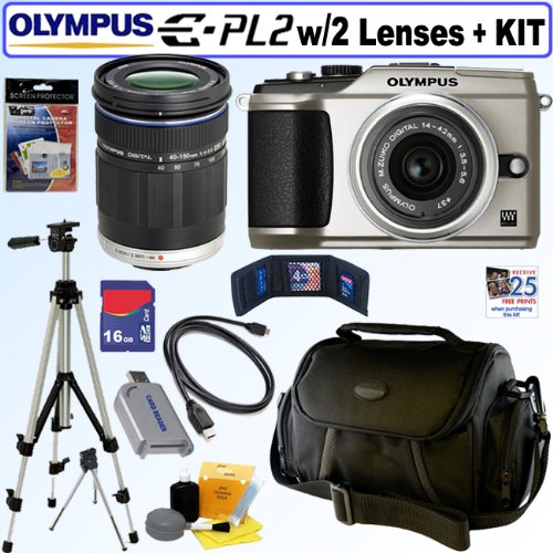 Olympus PEN E-PL2 12.3 MP CMOS Micro Four Thirds 