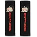 2PC Betty Boop Face Design Seat Belt Shoulder Pads for Car Truck SUV