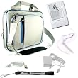 Amazon Kindle DX Nylon Cover Case (Fits 9.7" Display) + includes a 4-inch eBigvalue (TM) Determination Hand Strap + Includes a 3 in 1 Combo Home & Car Charger with USB Data Sync Cable + Screen Protector Guard (Accessory Pack is Also Compatible with New Kindle DX Wireless Reading Device 9.7" Display)