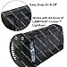 5pc LAMPHUS CRUIZER LED Off-Road Work Light Bar 18W Lens Cover - Smoke Dark Gray