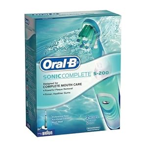 Oral B Model S-200 Sonic Complete Rechargeable Power Toothbrush