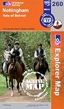 Nottingham, Vale of Belvoir (OS Explorer Map Active)