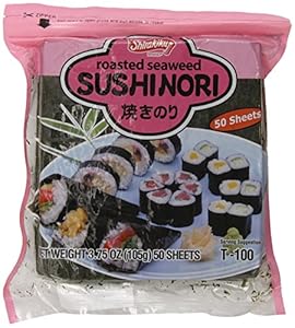 Shirakiku Sushi Nori Seaweed Sheets - 50 Sheets