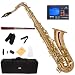 Mendini MTS-30 Rose Gold Brass B Flat Intermediate to Professional Tenor Saxophone