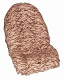 Pink and Brown Zebra Toddler Car Seat Cover