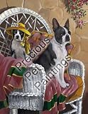Boston Terrier Patio Gems Garden Flag