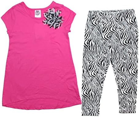 Girl Friends by Anita G Big Girls Tunic and Animal Print Legging Set (6)