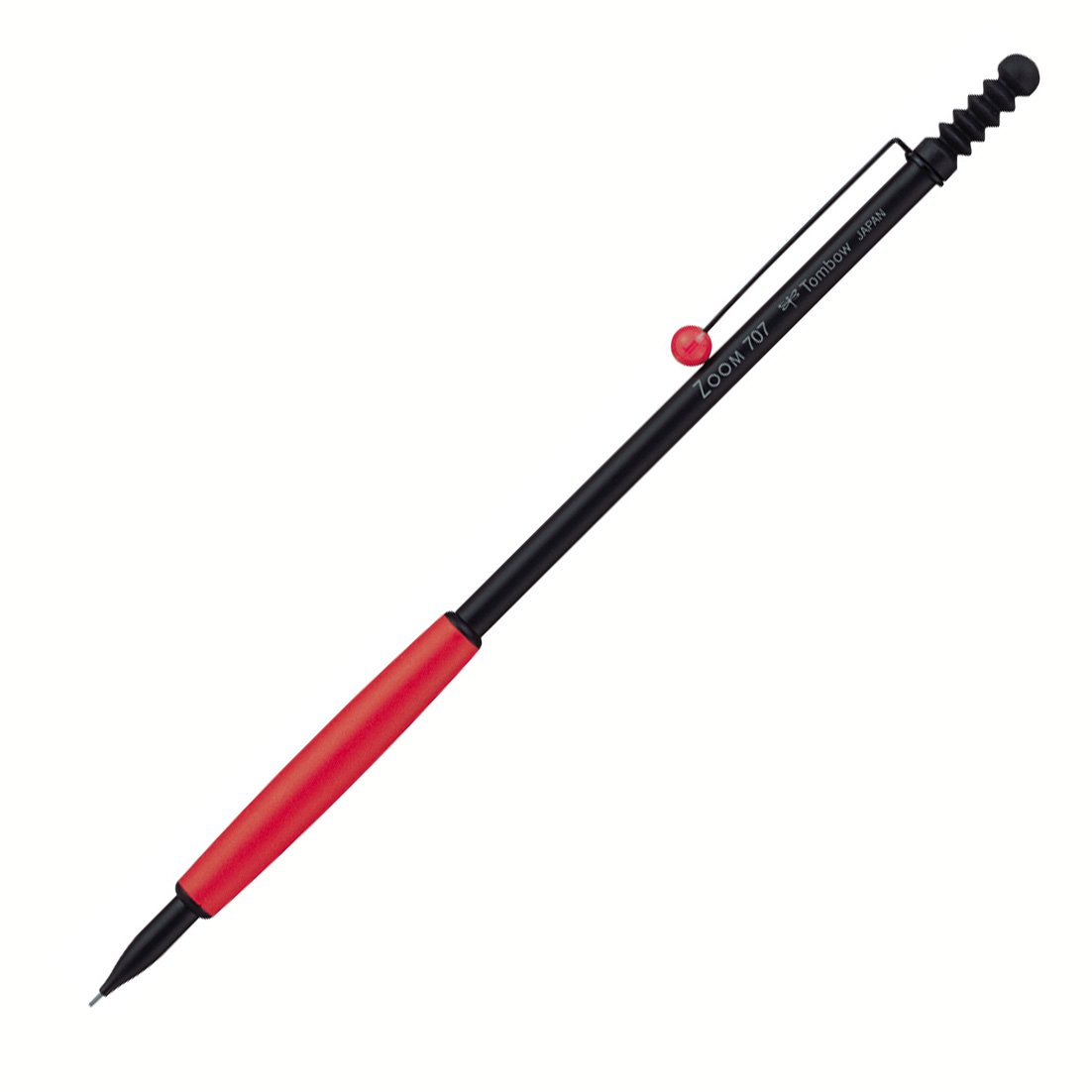 トンボ鉛筆☆♪シャープペンシル☆ZOOM 707 SHZS2 ブラック/レッド 超文房具速報